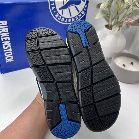 Birkenstock Tennessee Patent Leather Top Sider White Regular Fit Women W5/M3 NWD - Picture 8 of 10